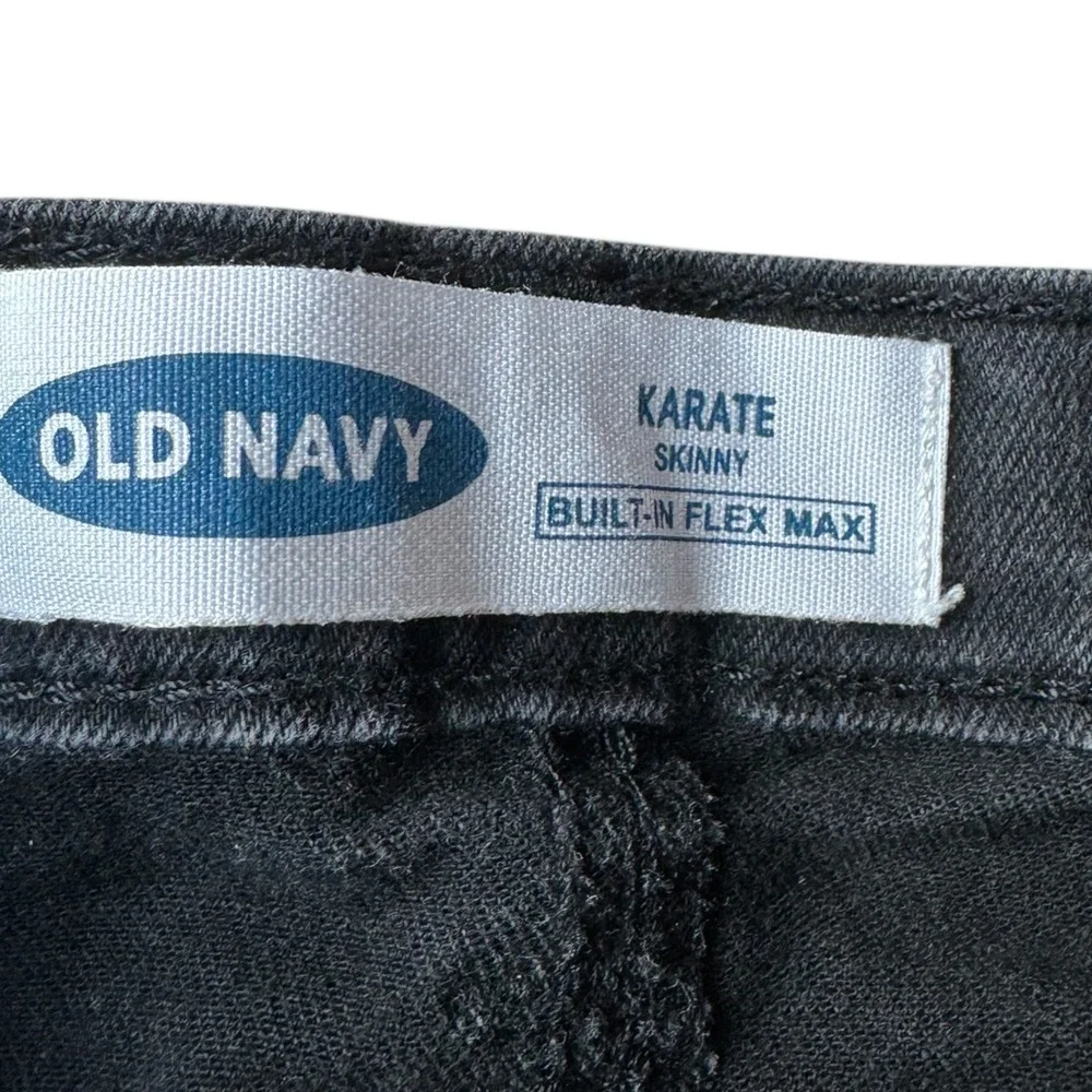 Old Navy Kids Black Karate Skinny Jeans Size 4T Bundle of 2